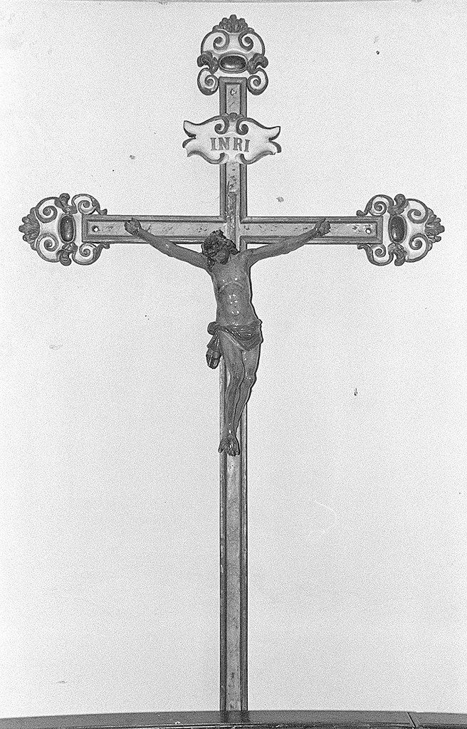 Cristo crocifisso (scultura) - bottega emiliana (metà sec. XIX)