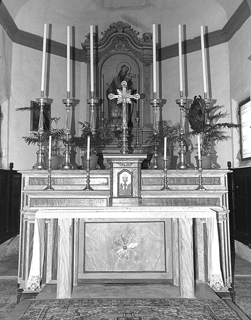 altare maggiore - bottega ferrarese (seconda metà sec. XIX)
