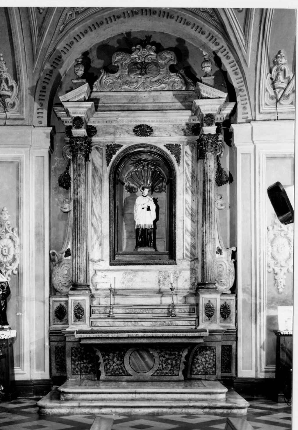 altare - manifattura ferrarese (seconda metà sec. XVII)