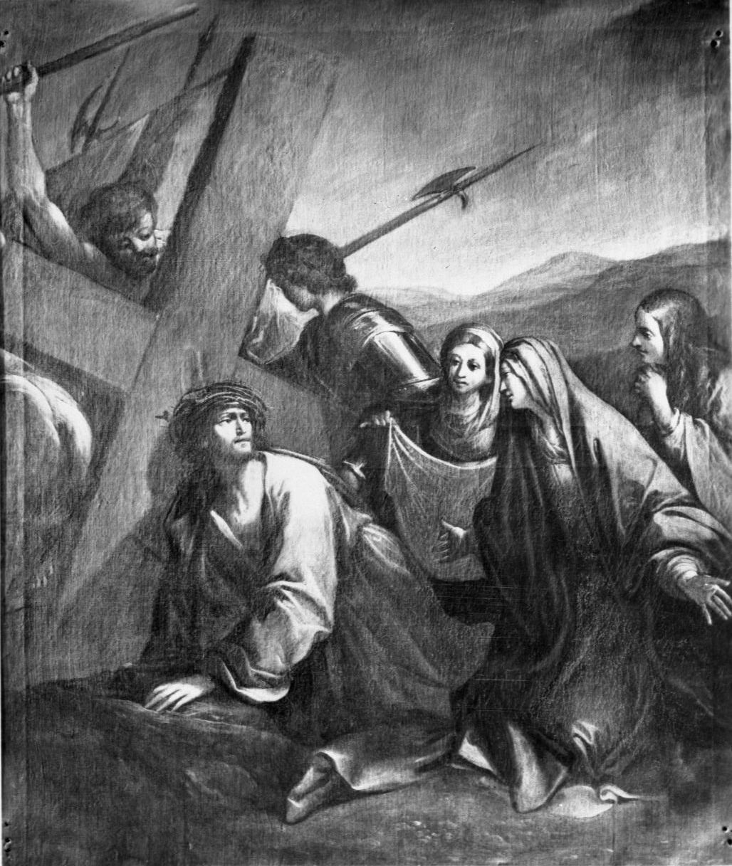 Cristo cade sotto la croce (dipinto) di Donducci Giovanni Andrea detto Mastelletta (prima metà sec. XVII)