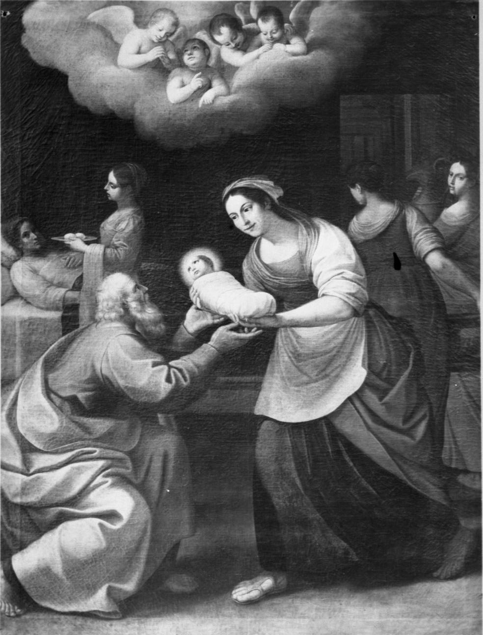 nascita di Maria Vergine (dipinto) di Bertusio Giovanni Battista detto Todeschino (prima metà sec. XVII)