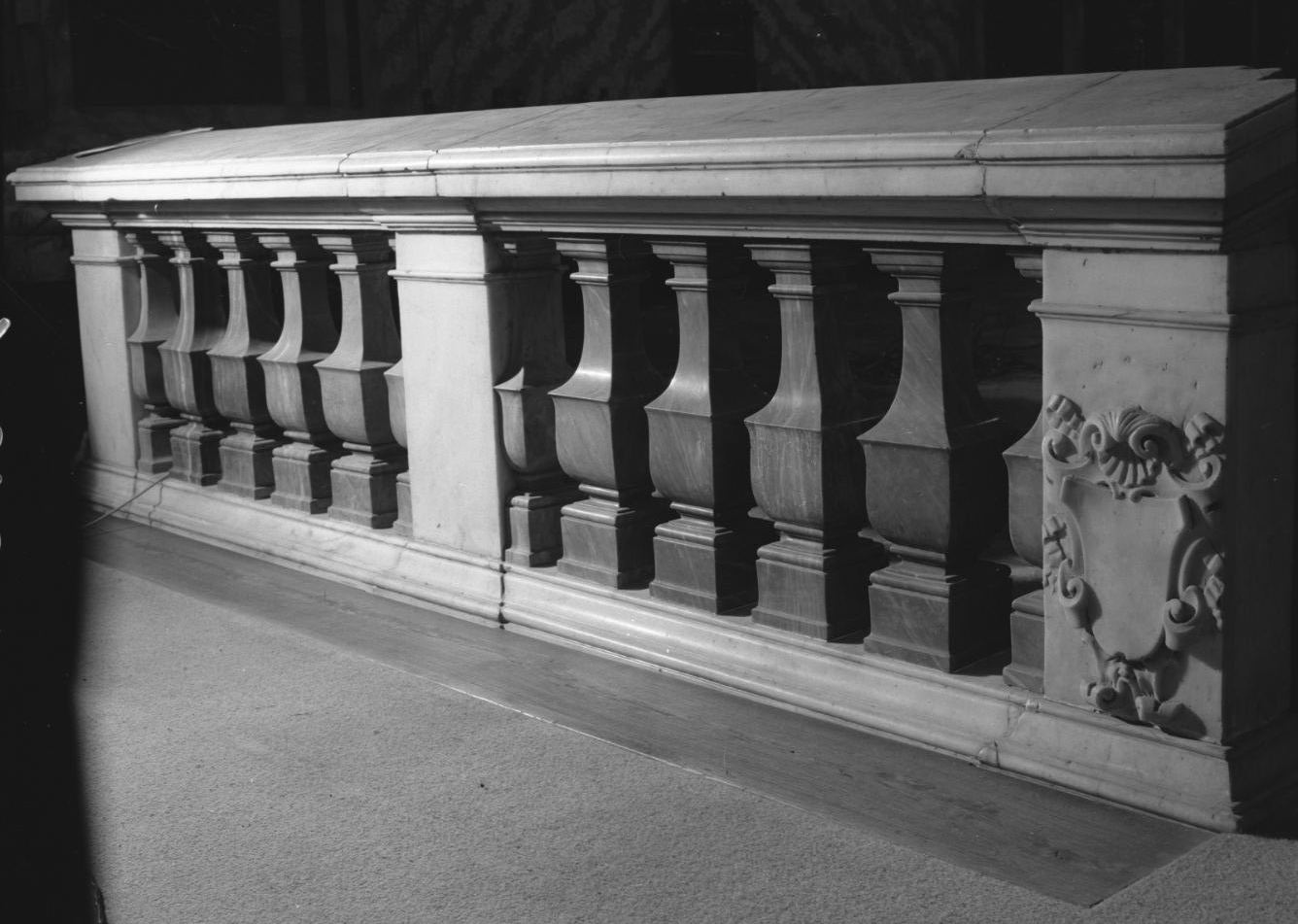 balaustrata di altare - bottega emiliana (sec. XVII)