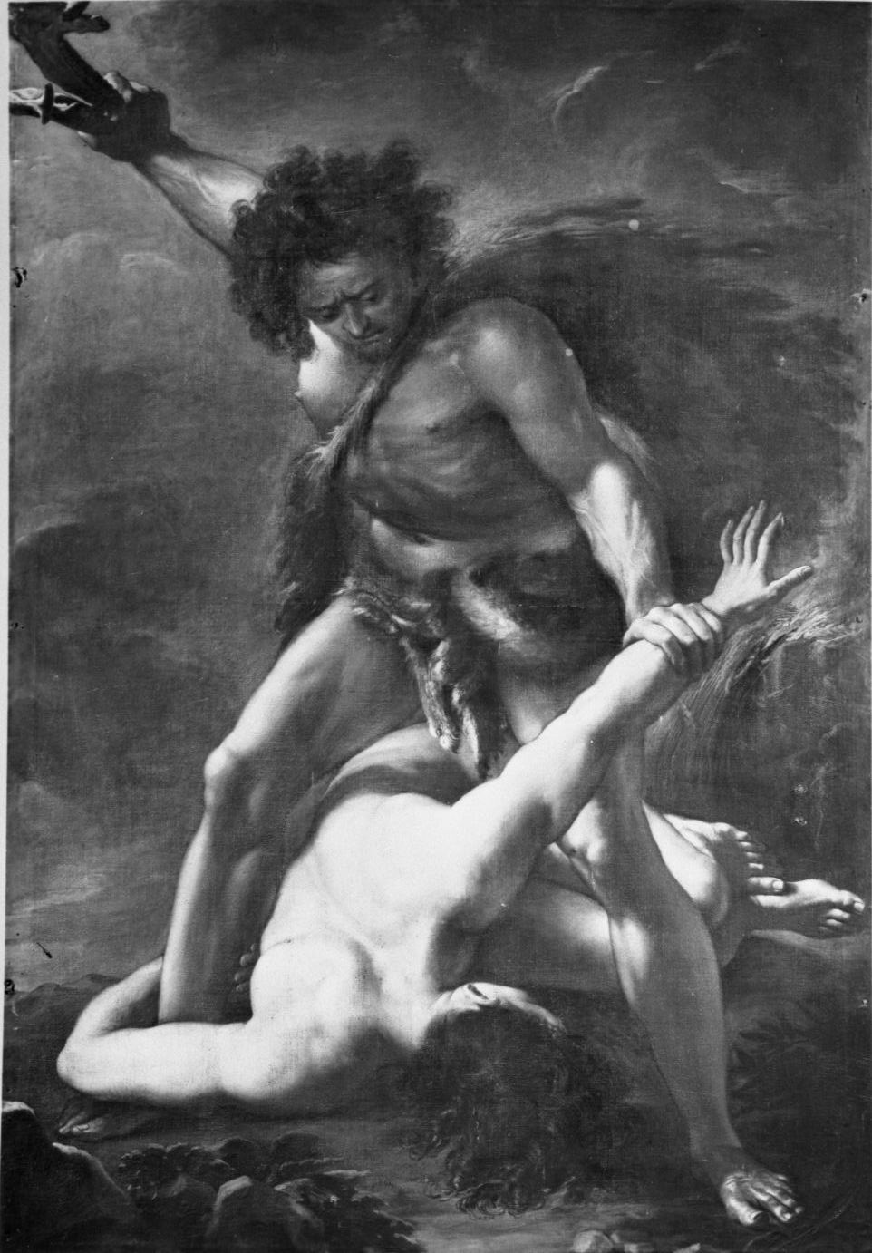 Caino uccide Abele (dipinto) di Tornioli Niccolò (prima metà sec. XVII)
