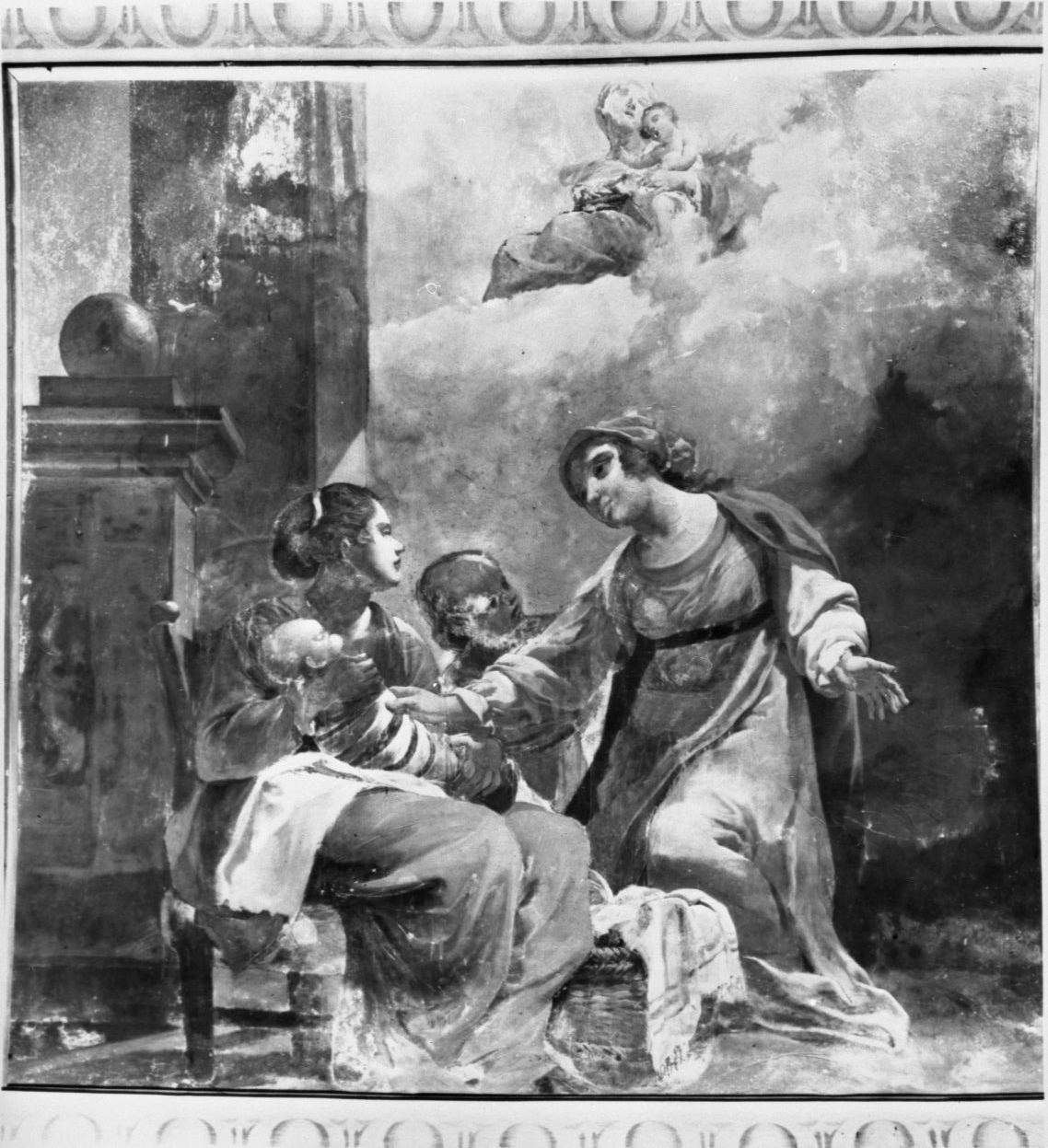 miracolo della Madonna (dipinto) di Garbieri Lorenzo, Fancelli Pietro (prima metà sec. XVII)