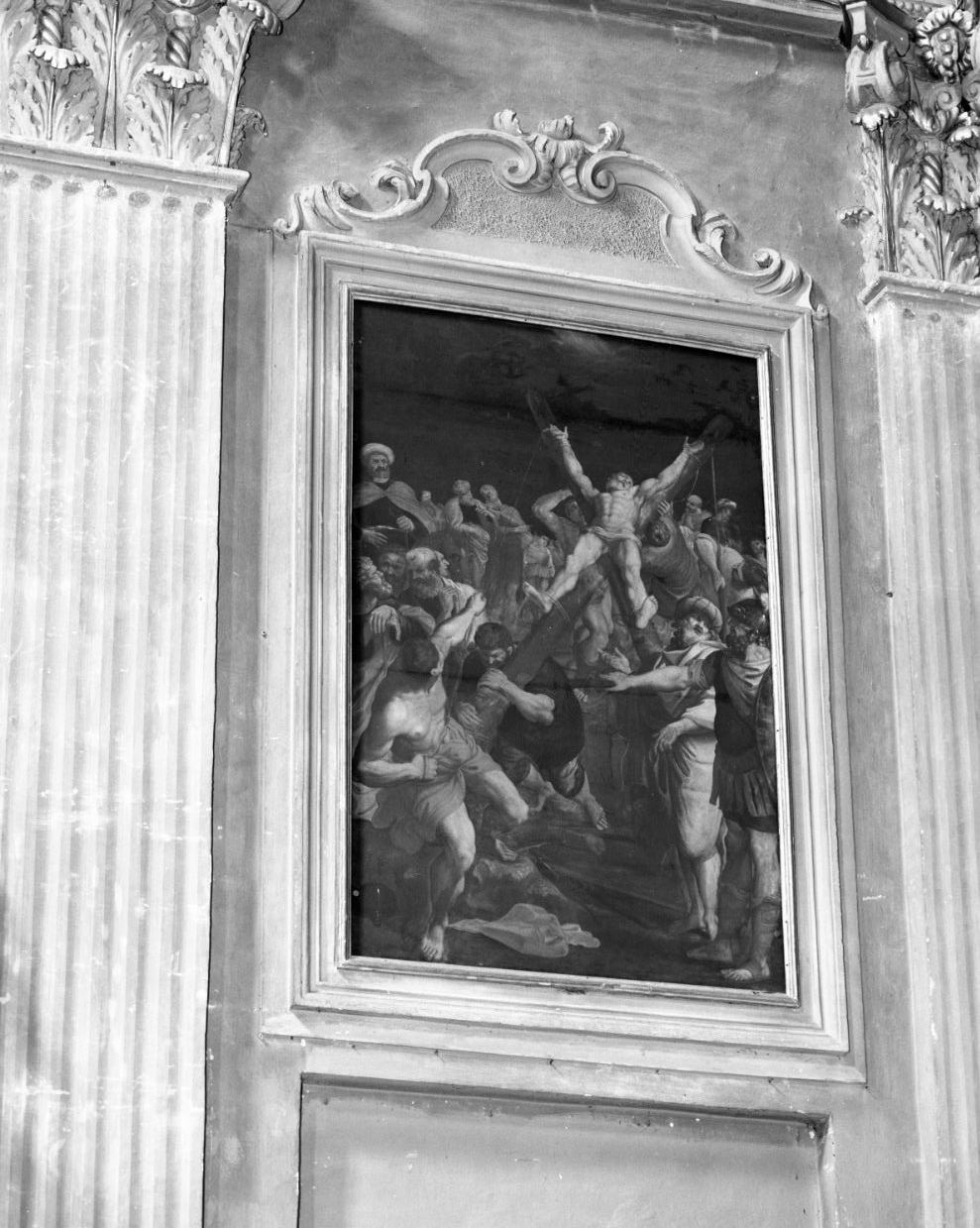 Sant'Andrea condotto al martirio (dipinto) di Brizio Francesco (fine sec. XVI)