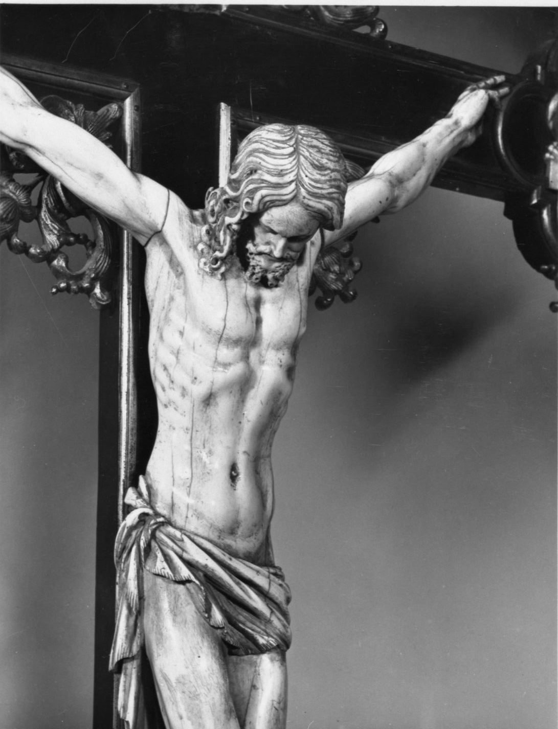 Cristo crocifisso (scultura) di Algardi Alessandro (attribuito) (prima metà sec. XVIII)