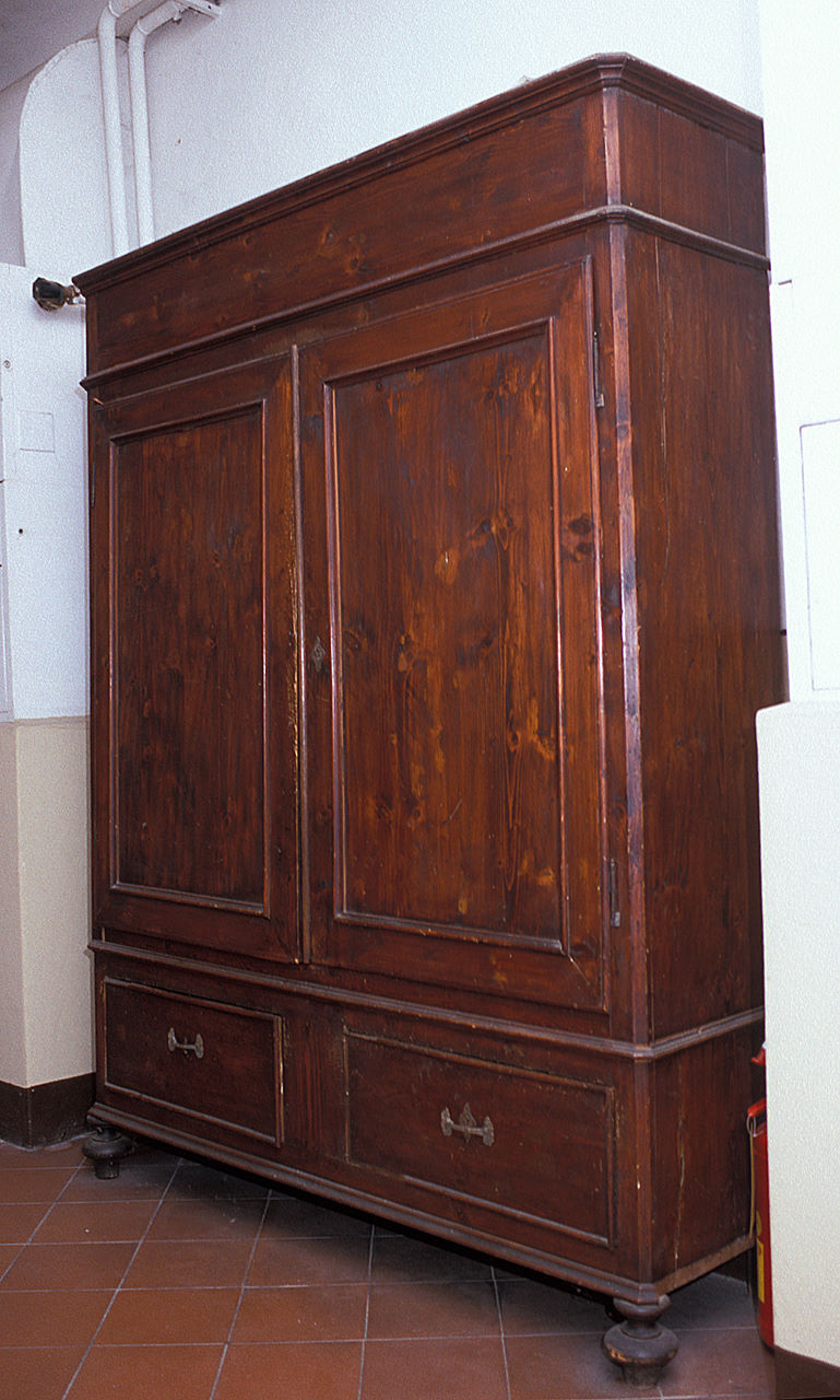 armadio - ambito ferrarese (seconda metà sec. XIX)