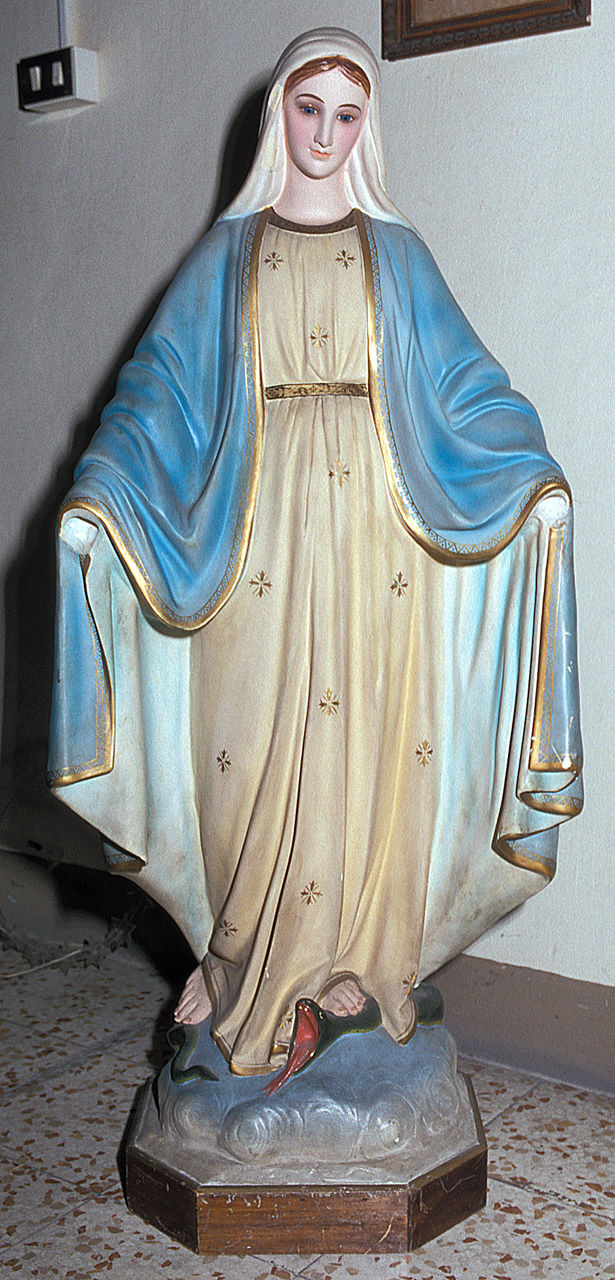 Madonna della medaglia miracolosa Madonna statua, 1930 - 1960