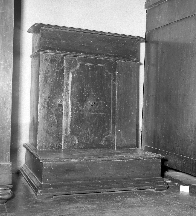 inginocchiatoio - bottega romagnola (sec. XVII)