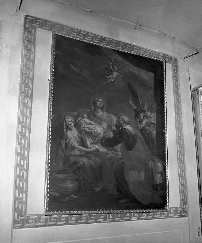 nascita di Maria Vergine (dipinto) di Pedrini Domenico (attribuito) (sec. XVIII)