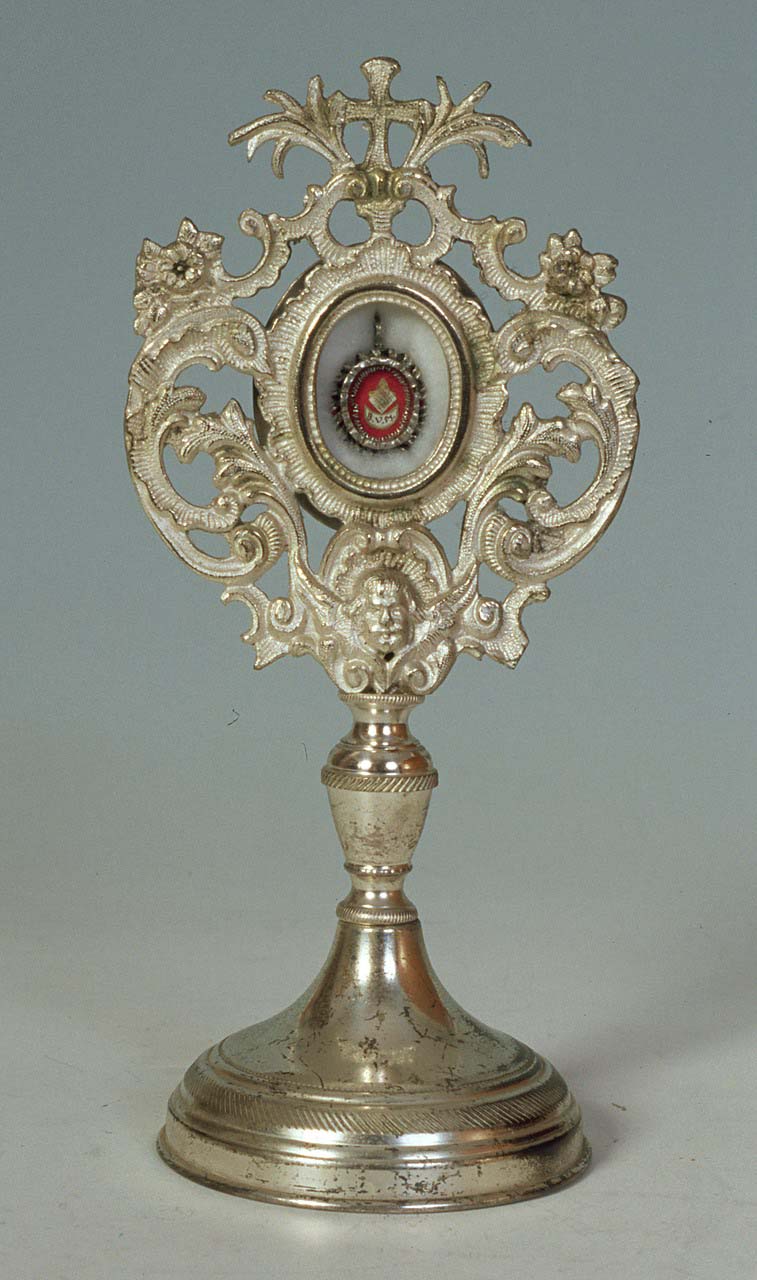 reliquiario - a ostensorio - produzione italiana (secondo quarto sec. XX)