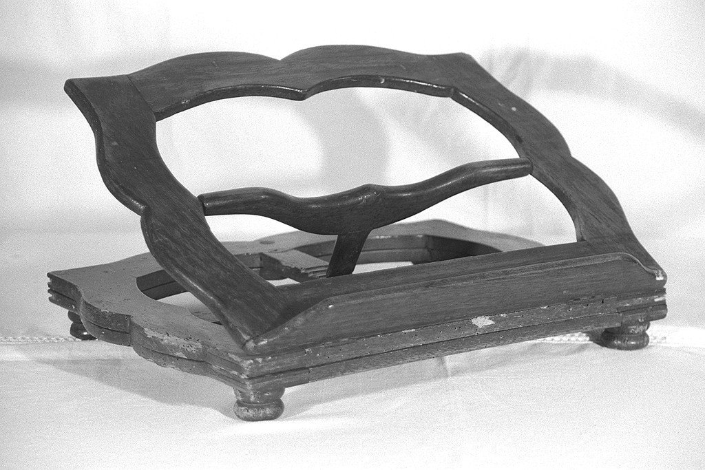 leggio - bottega ferrarese (fine/inizio secc. XIX/ XX)