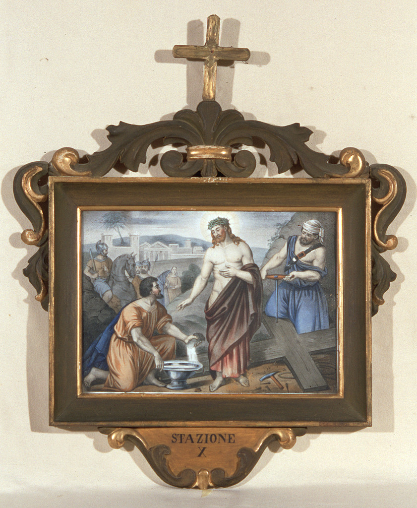 cornice, serie - bottega ferrarese (secc. XVIII/ XIX)