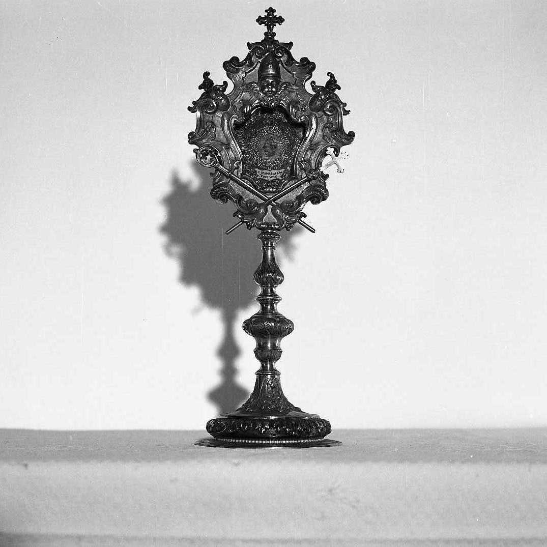 reliquiario - a ostensorio di Gambari Bonaventura (sec. XVIII)