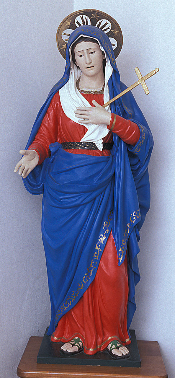 Madonna addolorata (statua) - ambito faentino (seconda metà sec. XIX)