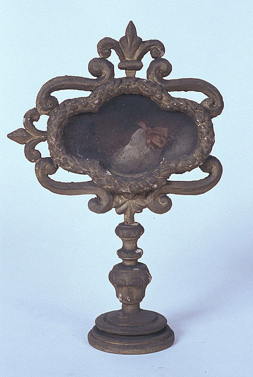 reliquiario - a ostensorio, serie - bottega emiliana (seconda metà sec. XVII)