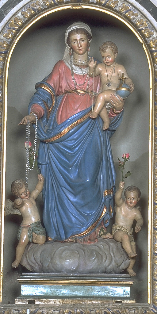Madonna del rosario (statua) - ambito ferrarese (ultimo quarto sec. XVIII)