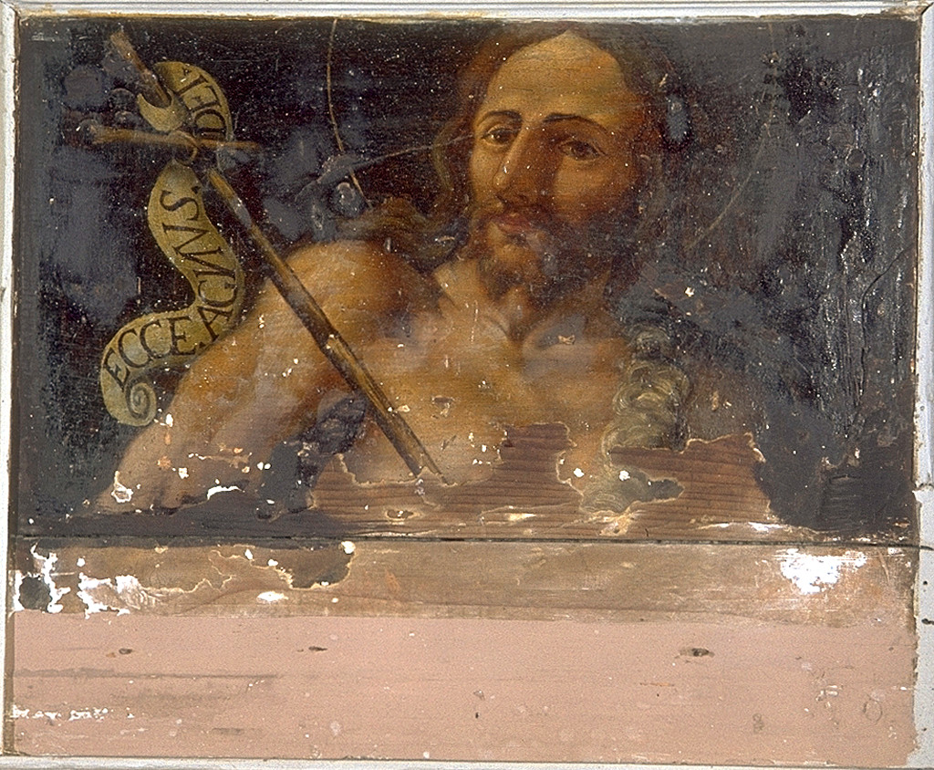 San Giovanni Battista (dipinto) - ambito ferrarese (metà sec. XIX)