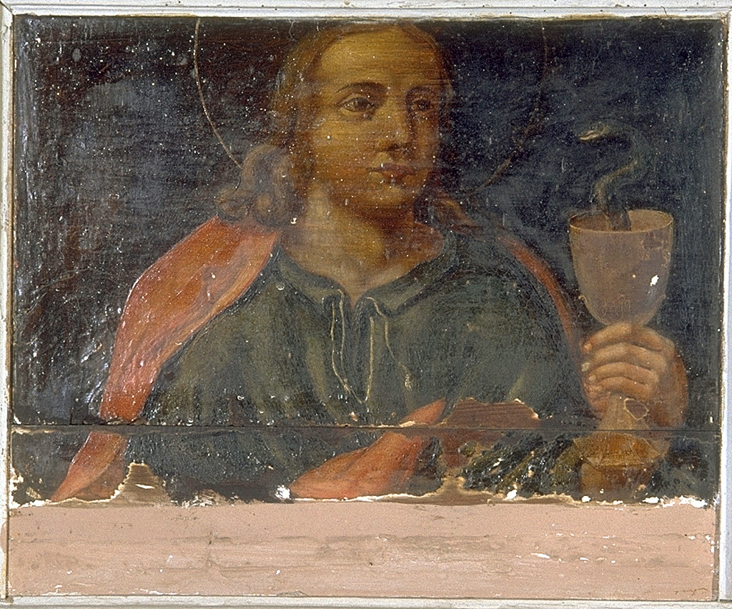 San Giovanni Evangelista (dipinto) - ambito ferrarese (metà sec. XIX)