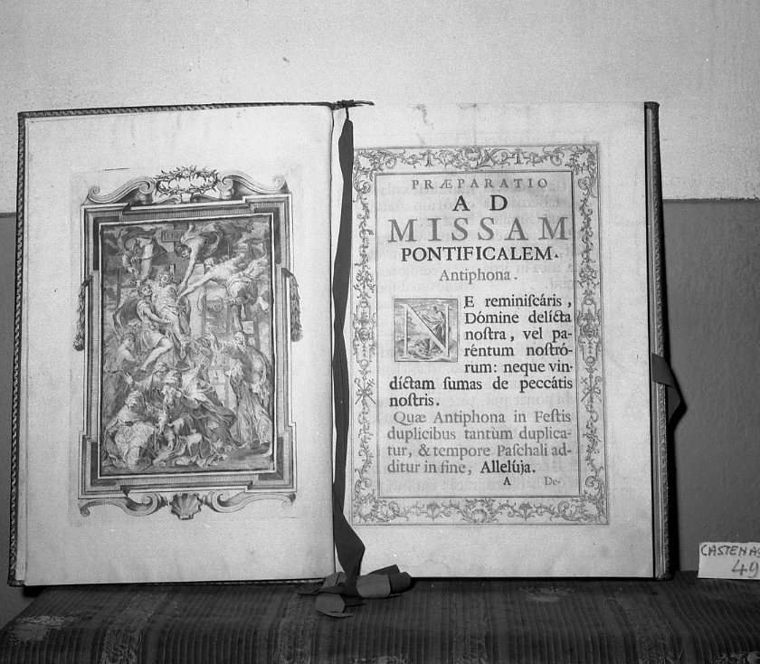 coperta di libro liturgico di Fantuzzi Antonio (sec. XVIII)