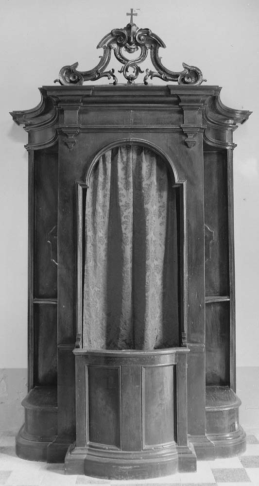 confessionale - manifattura emiliana (sec. XVIII)