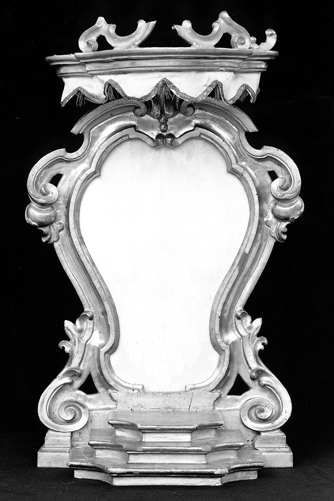 tronetto per esposizione eucaristica - manifattura emiliana (sec. XIX)