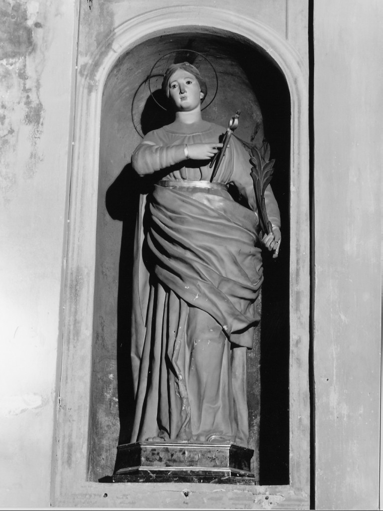 Sant'Apollonia (statua) - ambito emiliano (seconda metà sec. XIX)