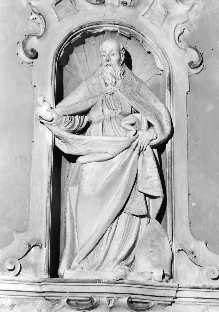 Sant'Agostino (statua) - ambito emiliano (seconda metà sec. XVIII)