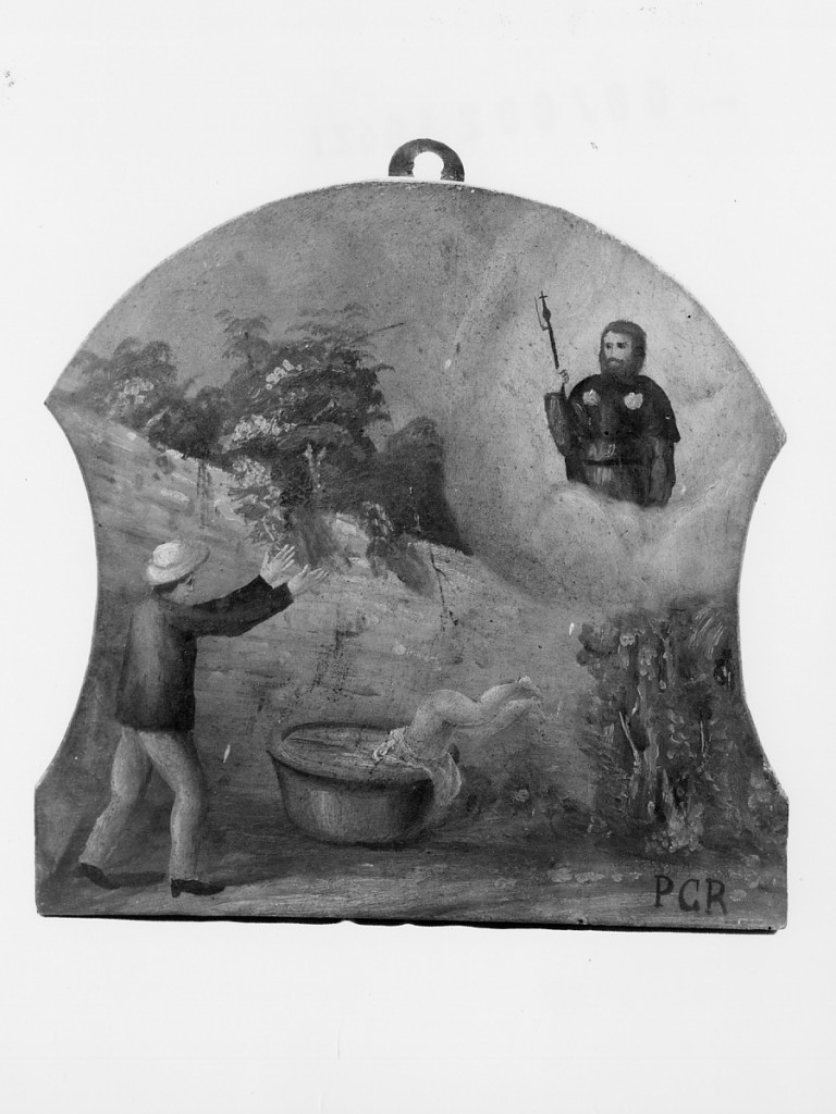 miracolo di San Rocco (ex voto) - ambito emiliano (sec. XIX)