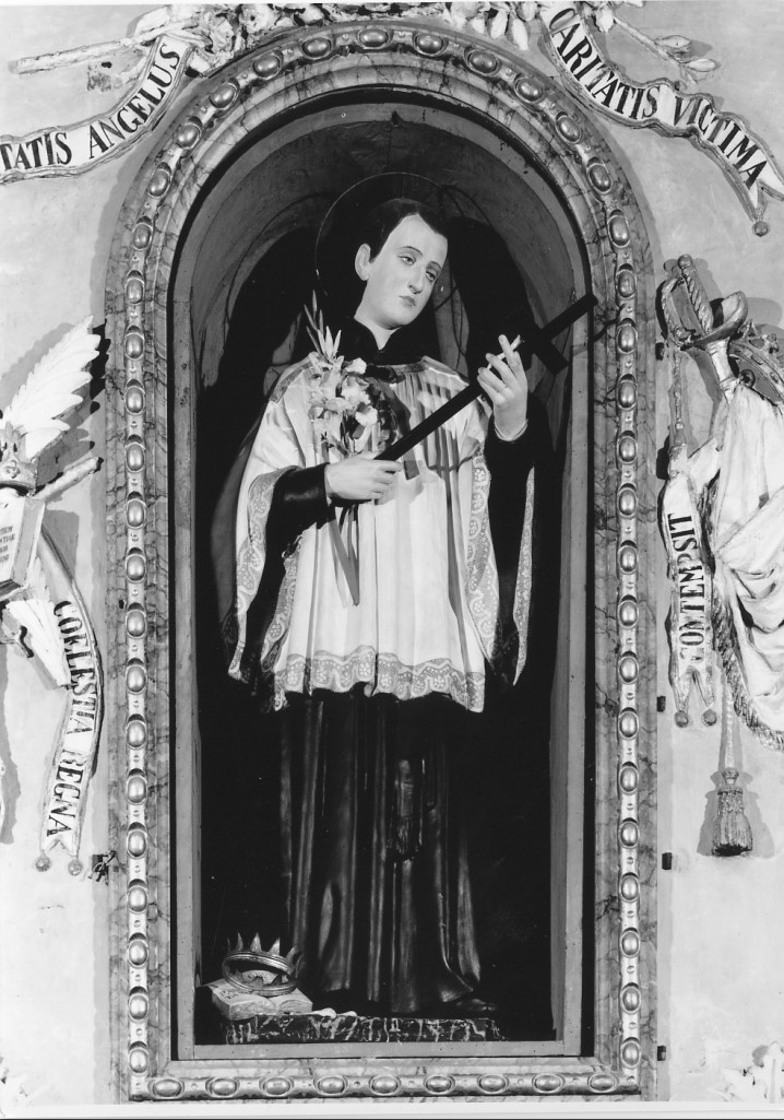 San Luigi Gonzaga (statua) - ambito emiliano (seconda metà sec. XIX)