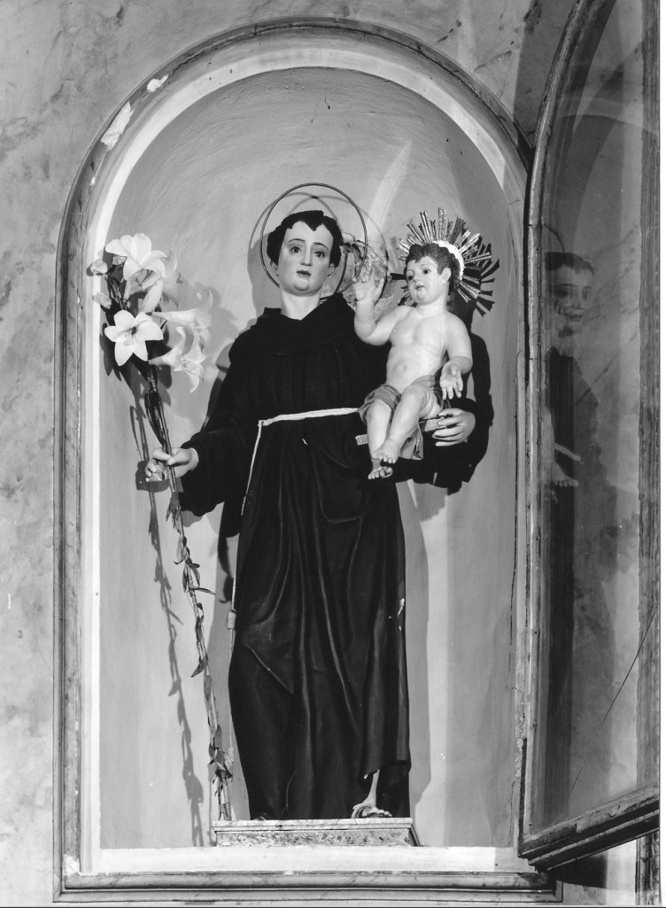 Sant'Antonio da Padova (statua) - ambito emiliano (sec. XIX)