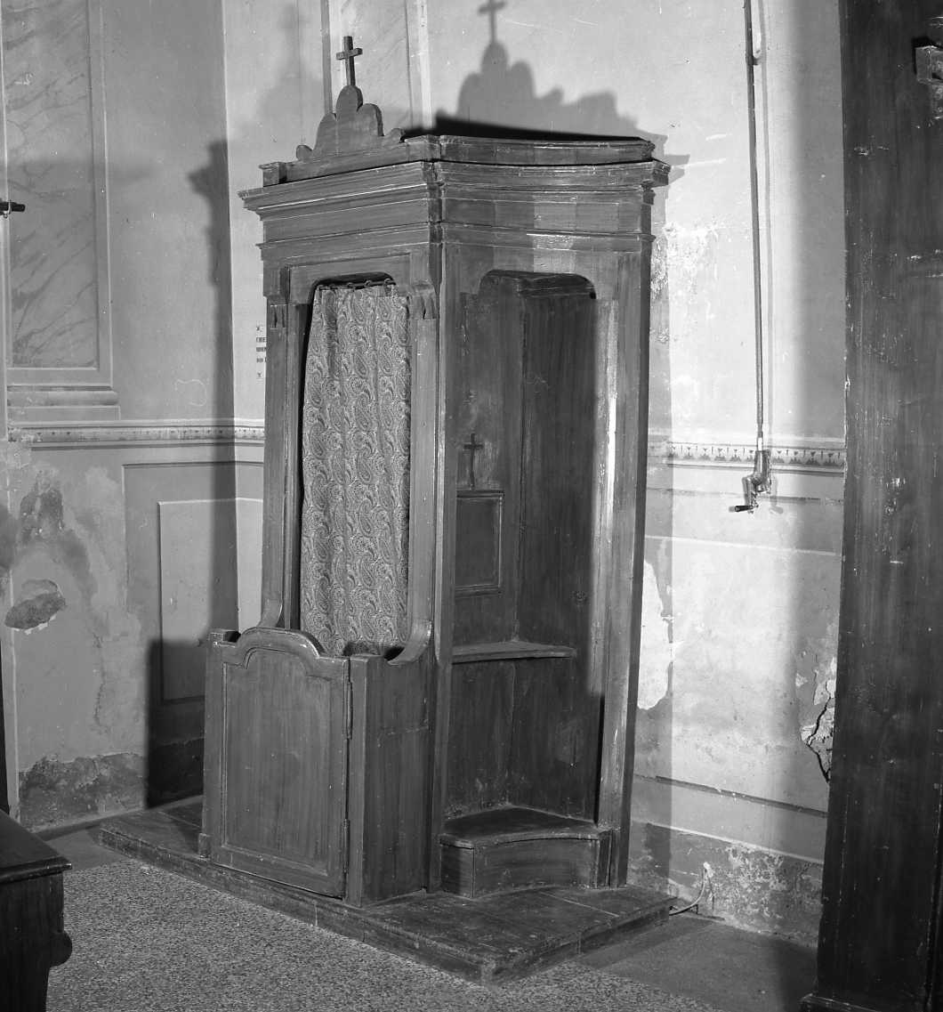 confessionale - manifattura ferrarese (prima metà sec. XIX)