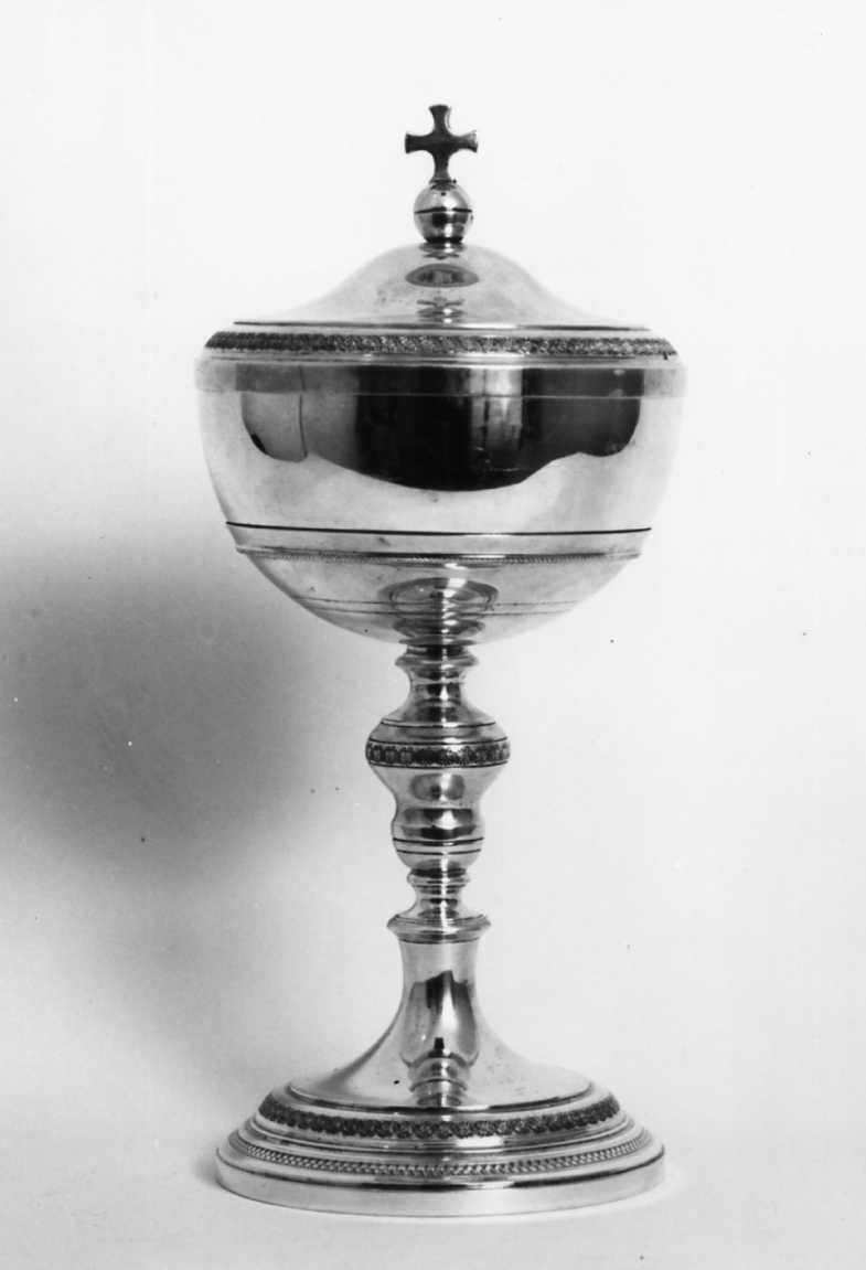 pisside - ambito emiliano (seconda metà sec. XIX)