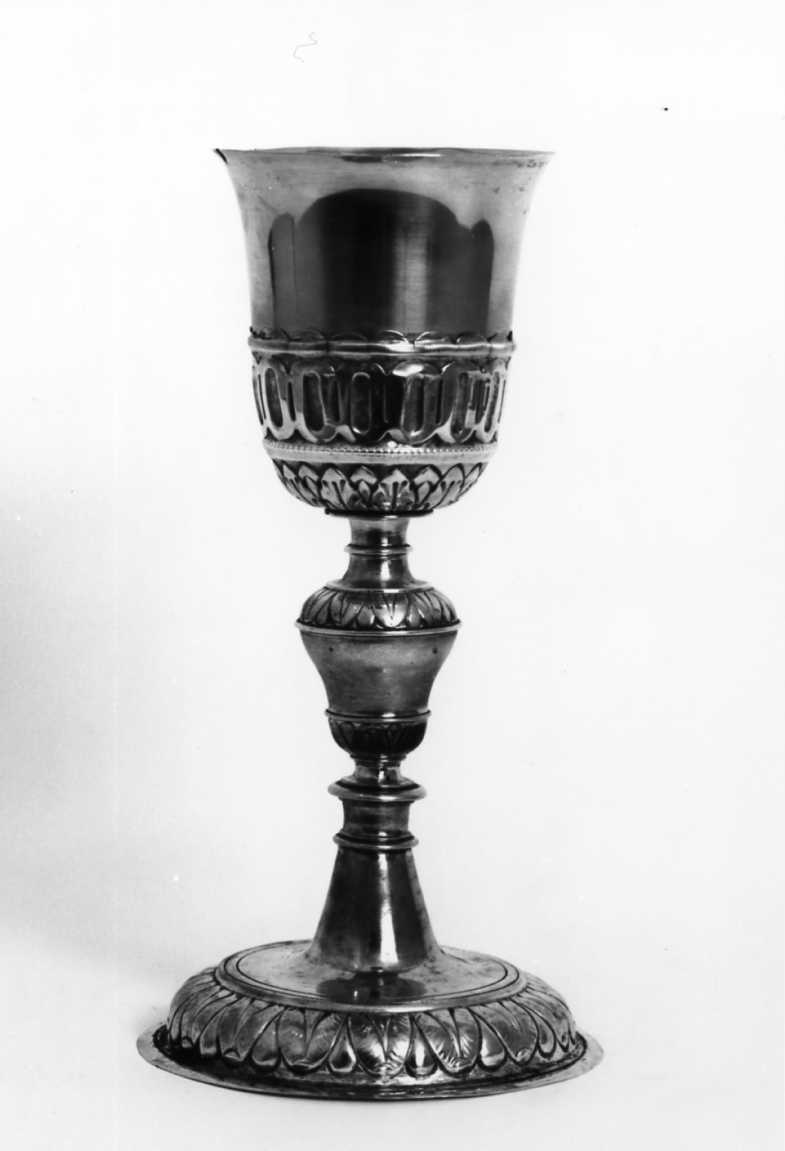 calice - ambito emiliano (ultimo quarto sec. XIX)