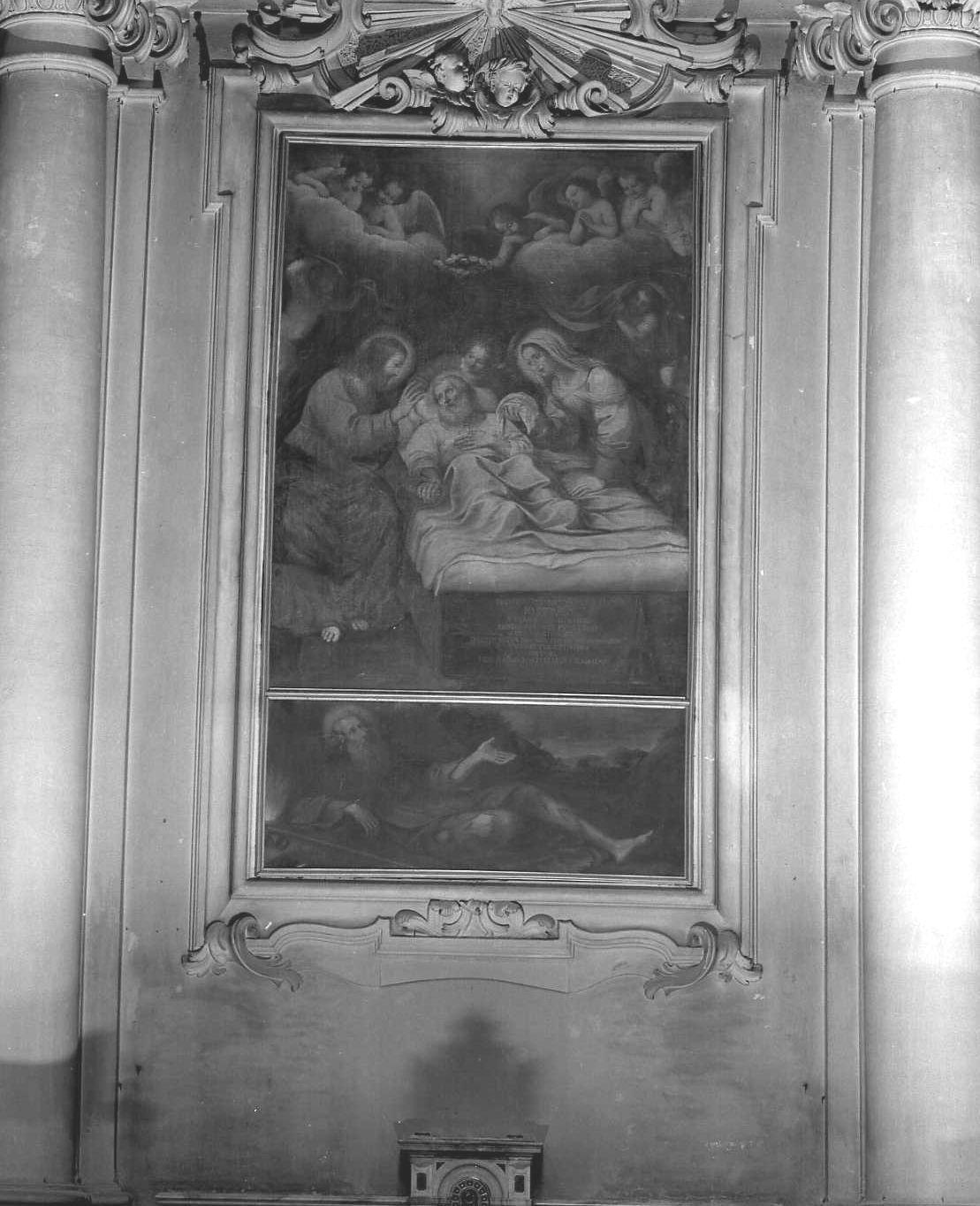 morte di S. Giuseppe (dipinto) di Bertusio Giovanni Battista detto Todeschino (sec. XVII)