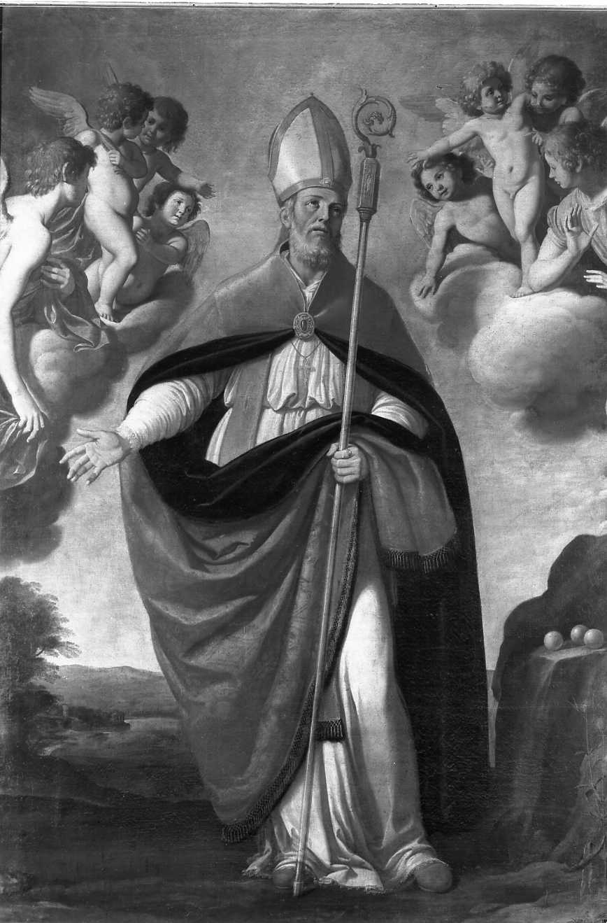 San Nicola di Bari (dipinto) di Cesi Bartolomeo (attribuito) (sec. XVI)