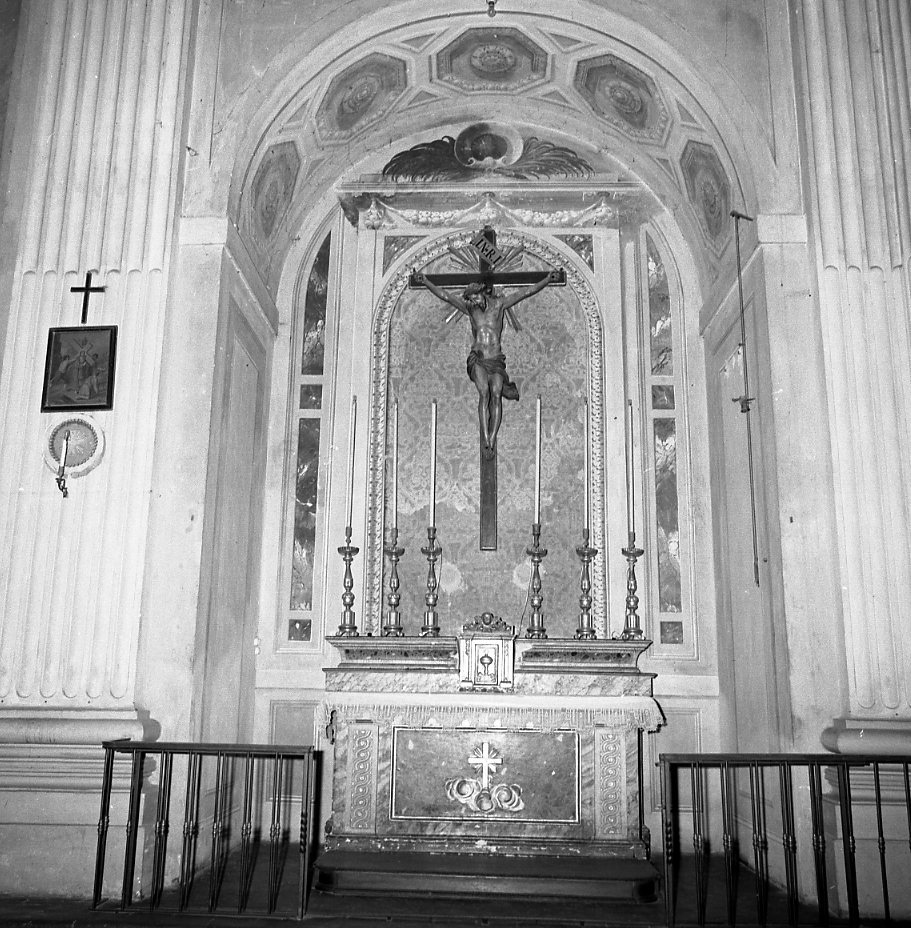 Cristo crocifisso (scultura) di Algardi Alessandro (cerchia) (seconda metà sec. XVII)