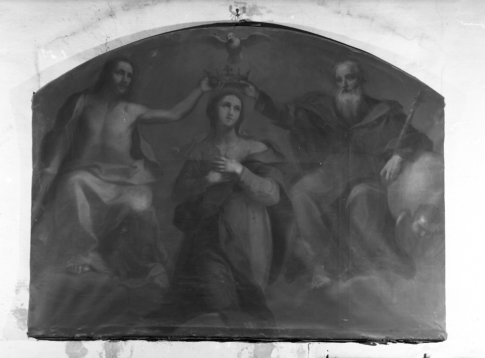 incoronazione di Maria Vergine (dipinto) - ambito emiliano-romagnolo (seconda metà sec. XVIII)