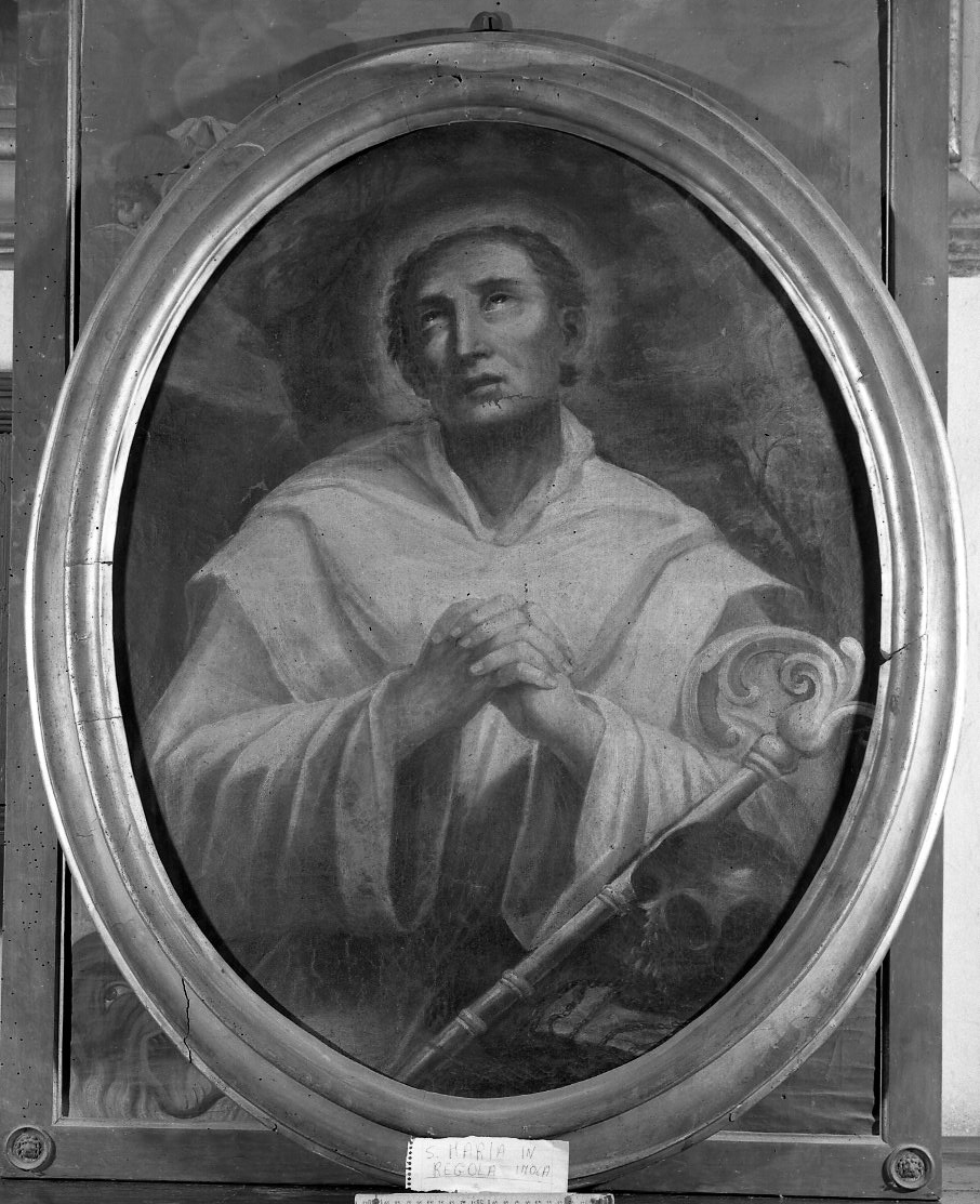 ritratto di Santo fondatore dell'ordine olivetano (dipinto) - ambito emiliano (sec. XVII)
