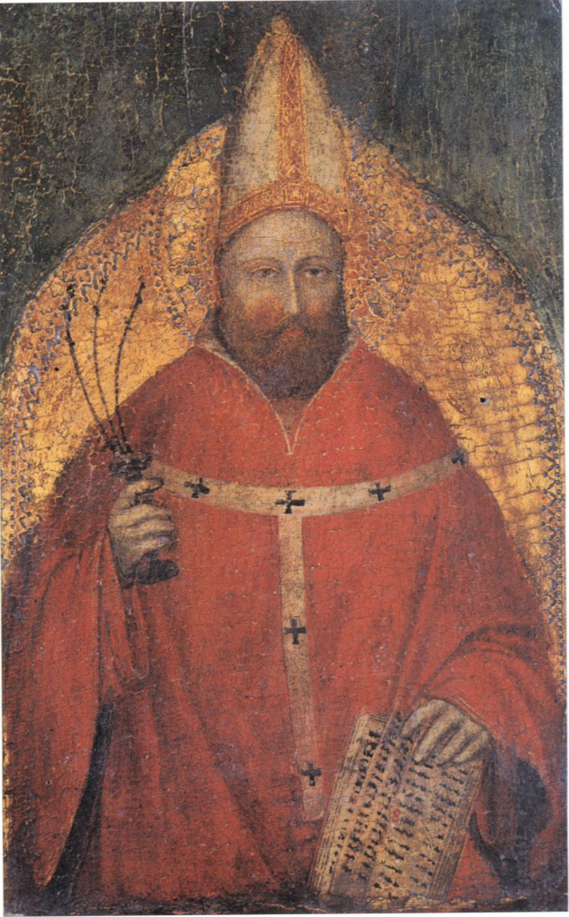 Sant'Ambrogio (dipinto) di De Menabuoi Giusto di Giovanni (sec. XIV)
