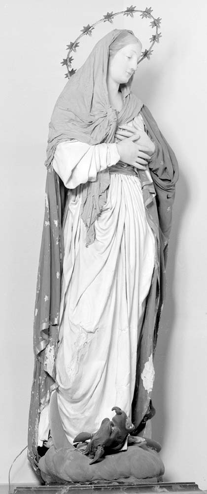 Madonna Immacolata (statua, opera isolata) - manifattura emiliana (secondo quarto sec. XIX)