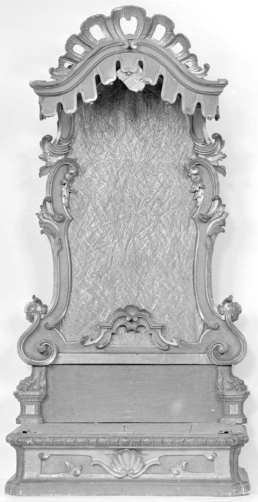 tronetto per esposizione eucaristica, opera isolata - manifattura emiliana (secondo quarto sec. XIX)