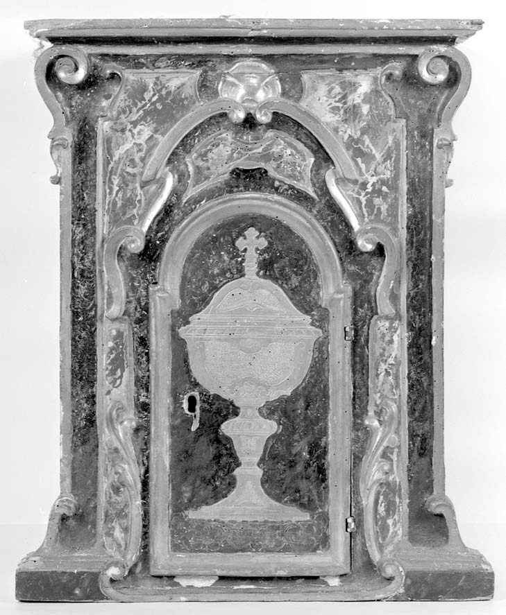 tabernacolo, opera isolata - manifattura emiliana (ultimo quarto sec. XVII)