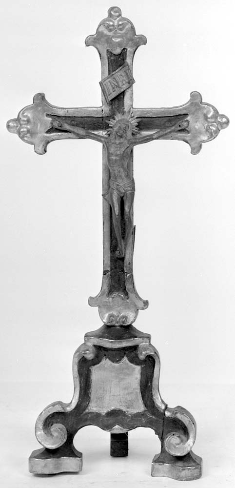 croce d'altare, opera isolata - manifattura emiliana (ultimo quarto sec. XVII)