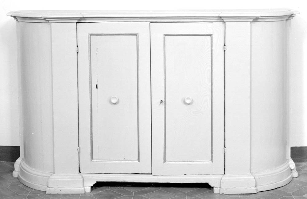 credenza, opera isolata - manifattura emiliana (secondo quarto sec. XIX)