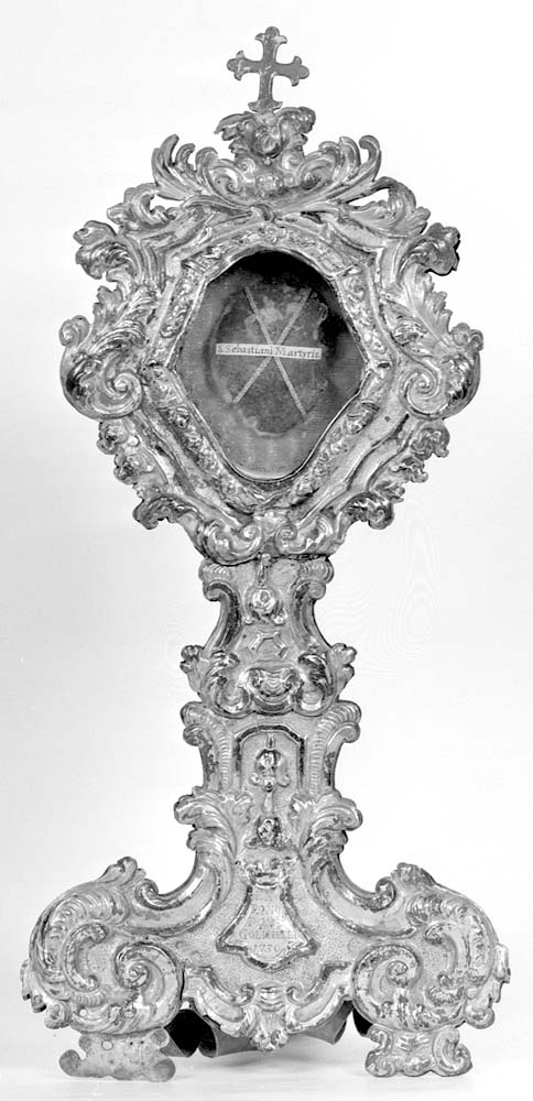 reliquiario - a ostensorio, opera isolata - manifattura emiliana (sec. XVIII)