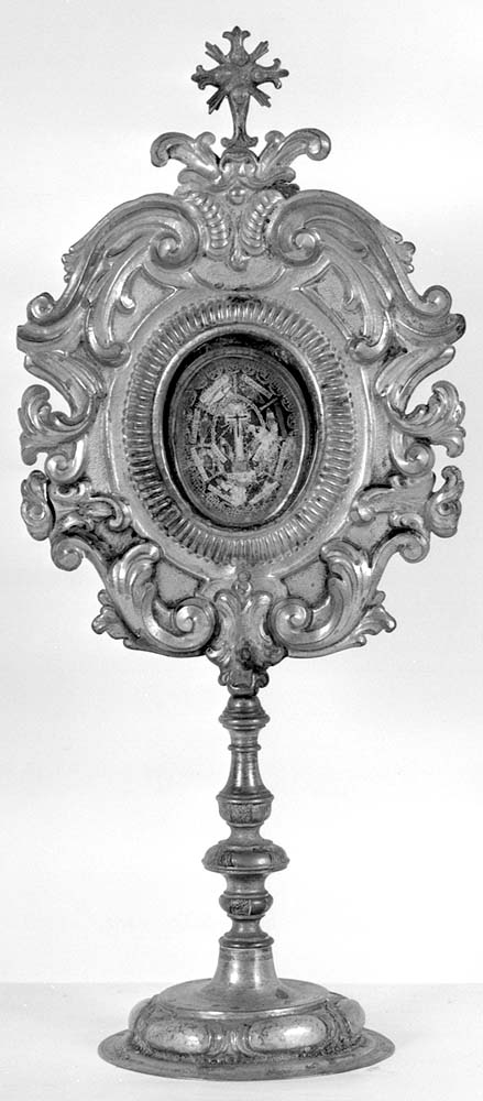 reliquiario - a ostensorio, opera isolata - manifattura emiliana (terzo quarto sec. XVIII)