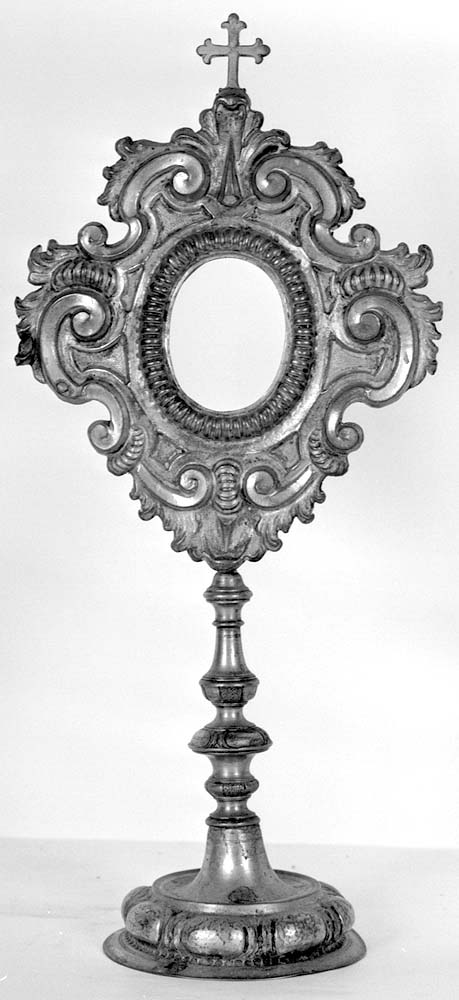 reliquiario - a ostensorio, opera isolata - manifattura emiliana (terzo quarto sec. XVIII)