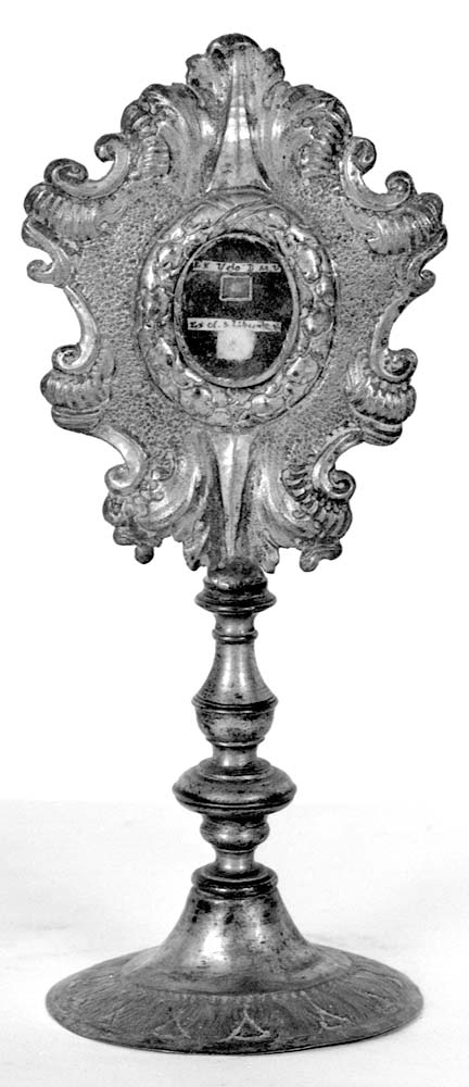 reliquiario - a ostensorio, opera isolata - manifattura emiliana (secondo quarto sec. XVIII)