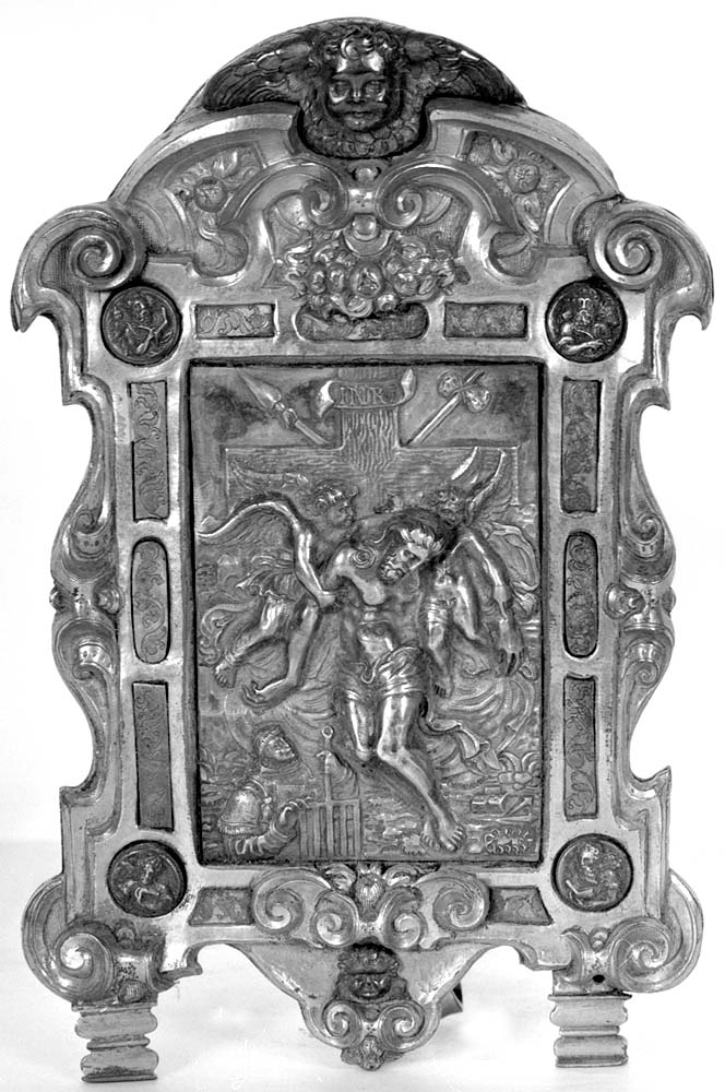 deposizione di Cristo nel sepolcro (pace - a tavoletta, opera isolata) - manifattura emiliana (primo quarto sec. XVIII)